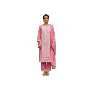 Women's Hakoba Chikankari Fully Embroidered Kurta Set - Ideal for Festive, Casual Occasions Womenswear