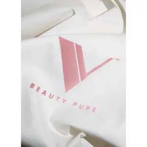 Technician Apron - White & Pink