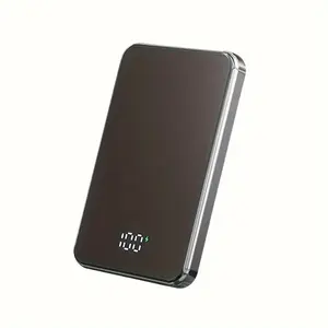 Portable Magnetic Charger Multifunctional Power Bank 10000mah, Ultra-Thin Wireless Portable Charger with LCD Display, PD Fast Charging USB-C Compatible Magsafe iPhone, Wireless Battery Pack, Fast Charging Powerbank