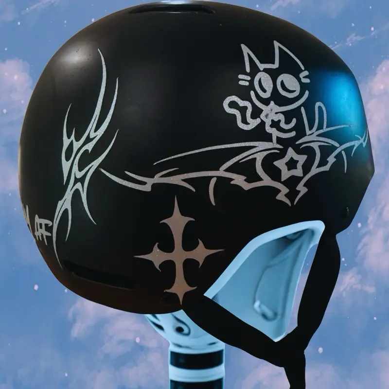 full helmet decal Kit- 8 piece set