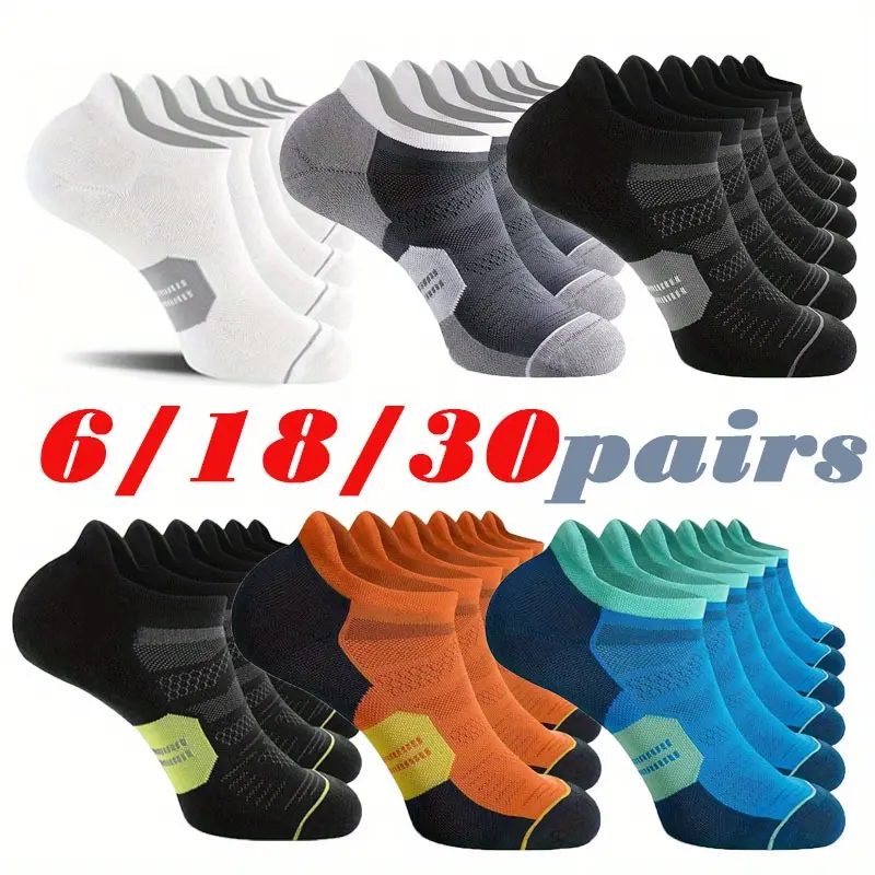 Women's 6-Pair Black No-Show Grip Socks - Ring, Twist, Portrait-Ready Casual Low-Cut Activewear with Cushioned Soles, Anti-Slip Grips, Mesh Ventilation, Socks For Women, Invisible Socks