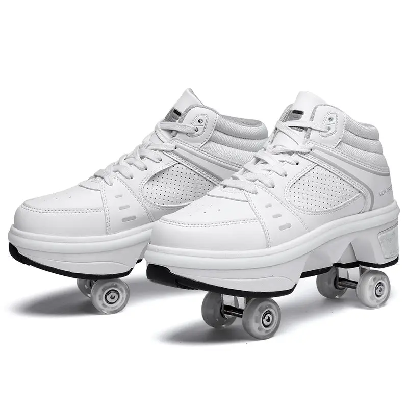 Double row roller skates Double row roller skates