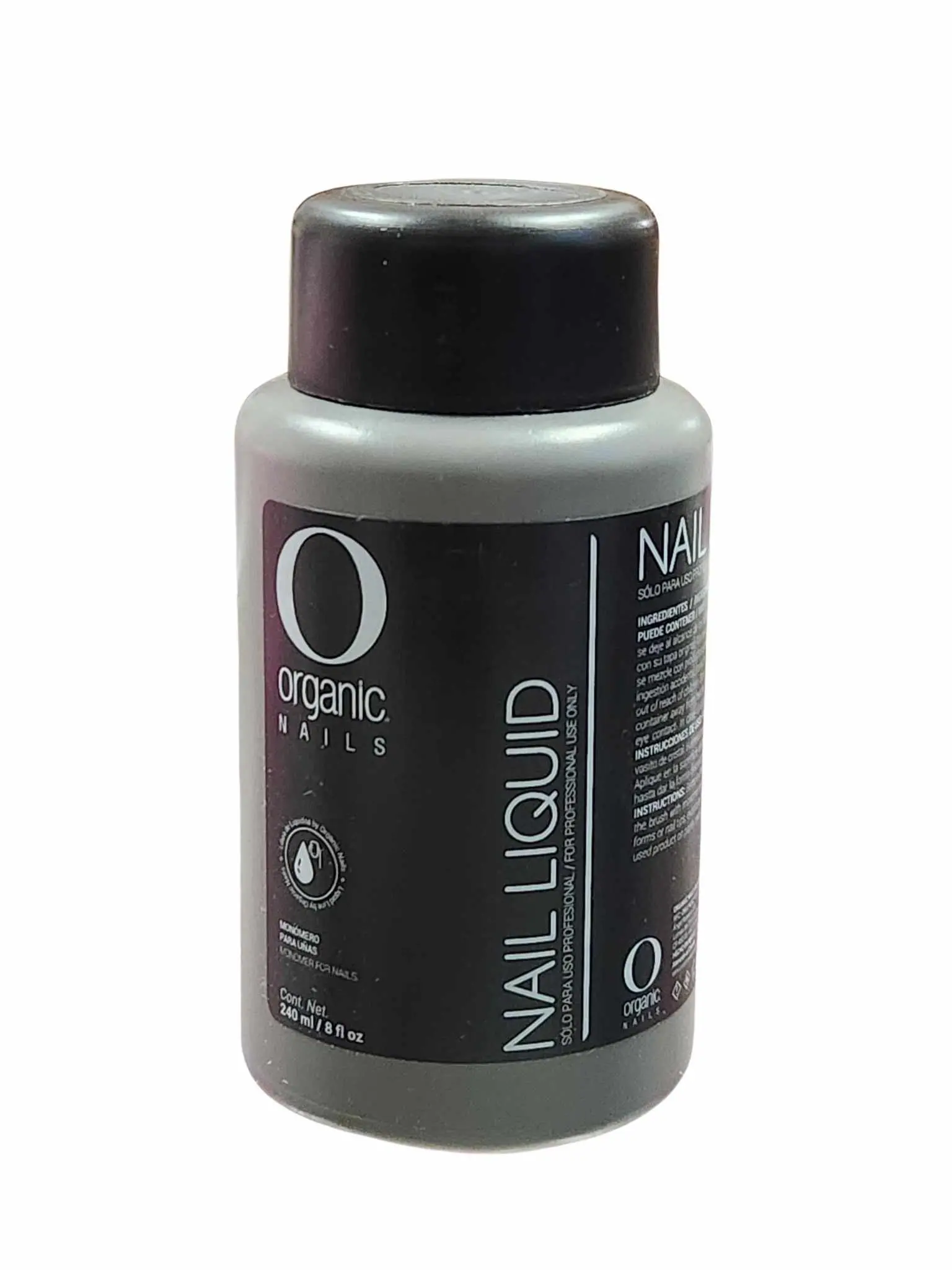 Organic Nails Monomer Acrylic Liquid for Professional Enhancements and DIY Art, Durable At-Home Manicure Supply, 8oz (240ml), Diy Nails Art, Home Nail Art