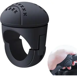 Car Steering Wheel Booster Steering Wheel Spinner Knob 360 Degree Rotation Steering Wheel Knob Ball Labor-saving One Hand Steering Booster Car Accessories soft silicone wheel booster ball anti-slip boat