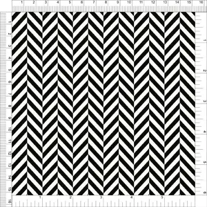 Crepe Techno Printed Chase Knit Fabric, ZigZag Pattern Stretch Crepe Prom Dress Material by the Yard