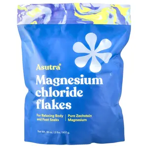 Asutra Magnesium Chloride Flakes, 32 oz (907 g)