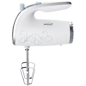 212 MAIN 5-Speed Durable Hand Mixer - White Kitchen Appliance with Beater Ejector, Lightweight, Dishwasher-Safe, Ideal for Kitchen Appliances Use