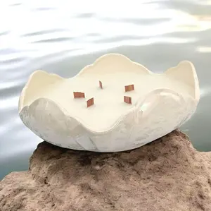 Cashmere Marshmallow Mystery Crystal Candle | Hidden Gemstones + Word Stone | 30oz Luxury Intention Candle-Gift