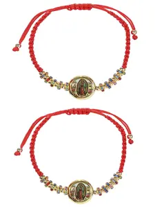 Women's Boho Style Bracelet with Adjustable Strap, Braided Design Bracelet, Unisex Fashion Accessories, for Party, Daily Decor, Trendy & Exquisite Jewelry for Gift