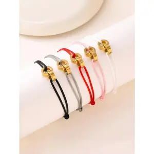 Hot Selling Multi-Color Adjustable Dual Ring Rope Couple Braided Hand Cuff, Couple Bracelet, Braided Bracelets, Stylish Accessory for Couples, Perfect Gift Idea romantic fashionable stainless monday holiday affordable Interchangeable Heart Rate Set family