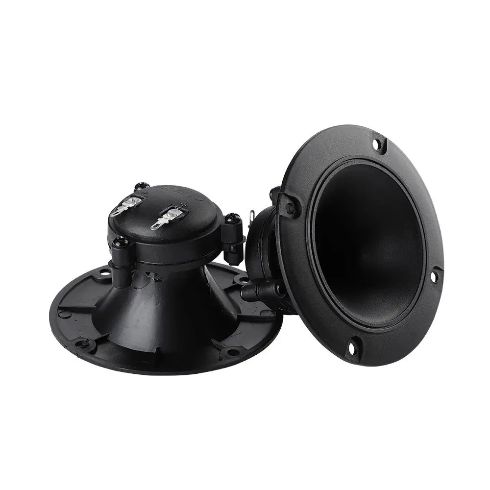 2Pcs High Power Piezoelectric Tweeters (98mm/3.85in, 150W Ceramic Piezo Horn) - Cordless Portable Bluetooth Speaker System with 90Hz-20kHz Frequency Response, Aux Input, Treble Loudspeakers for Audios, Watch Party, Outdoor Audio, Portable Speakers