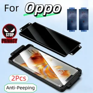 Anti-Spy Ceramic Screen Protector for Oppo Find X3/x5pro/reno11 Pro, 2-Pack, Easy Installation, Scratch-Resistant, Includes Tools