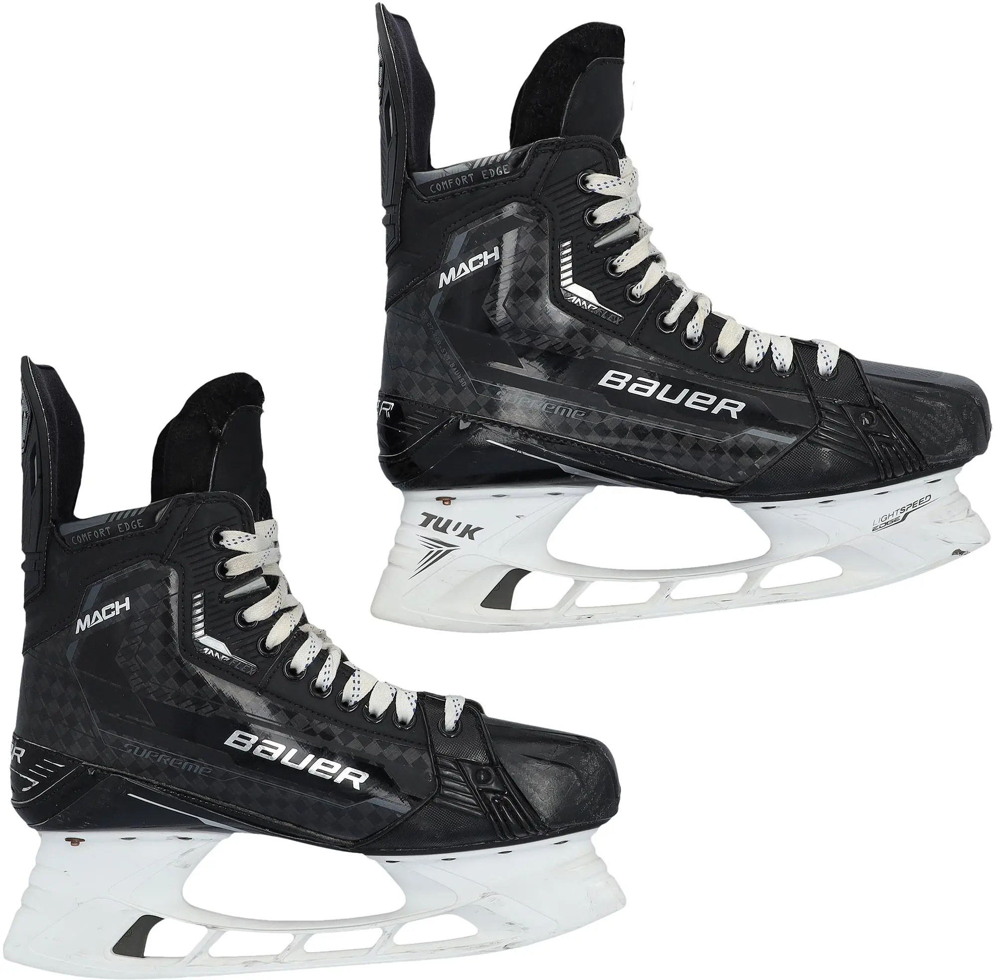 John Marino Utah Mammoth Game-Used Black Bauer Skates from the 2025-26 NHL Season - Fanatics Authentic Certified