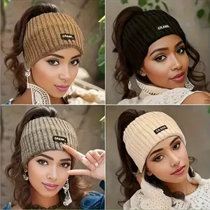 4pcs Women's Soft Elastic Headbands- Winter Warm Ear Covers, Comfortable Fit Solid Color Headwear, Fashionable and Comfortable for Daily and Formal Occasions Universal Hairbands, Headband For Women, Headbands Women, Cold Weather Wear Zigzagheadband Fringe