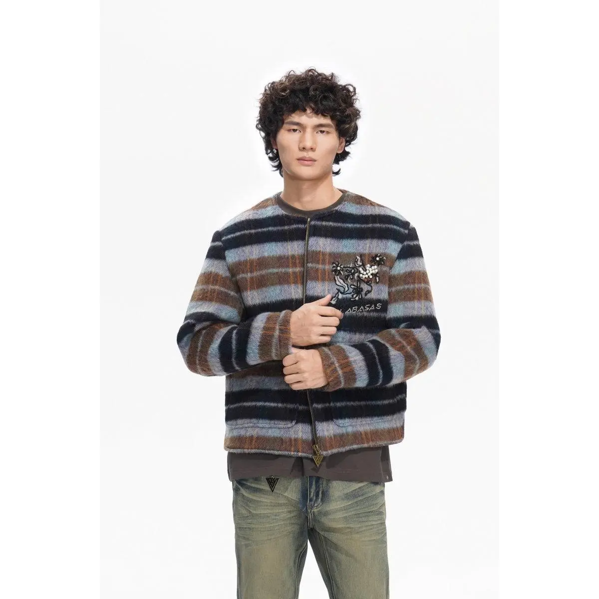 Velour Jacket Brown