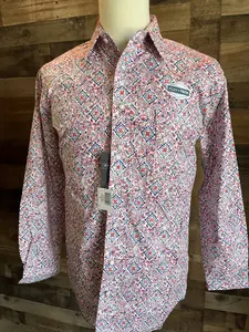 PANHANDLE FLEX TECH RED/BLUE LONG SLEEVE