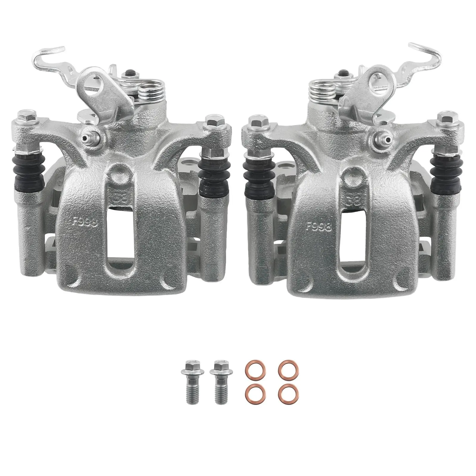 Rear Left Right Brake Calipers Pair compatible for Volkswagen Passat 2015-2022/Compatible for Golf 2015-21
