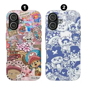 Tony Tony Chopper Phone Case, Straw Hat Pirate Cover for iPhone X, 11, 12, 13, 14, 15 & more – SS Galaxy S21 to S25 Ultra, Plus with Suction