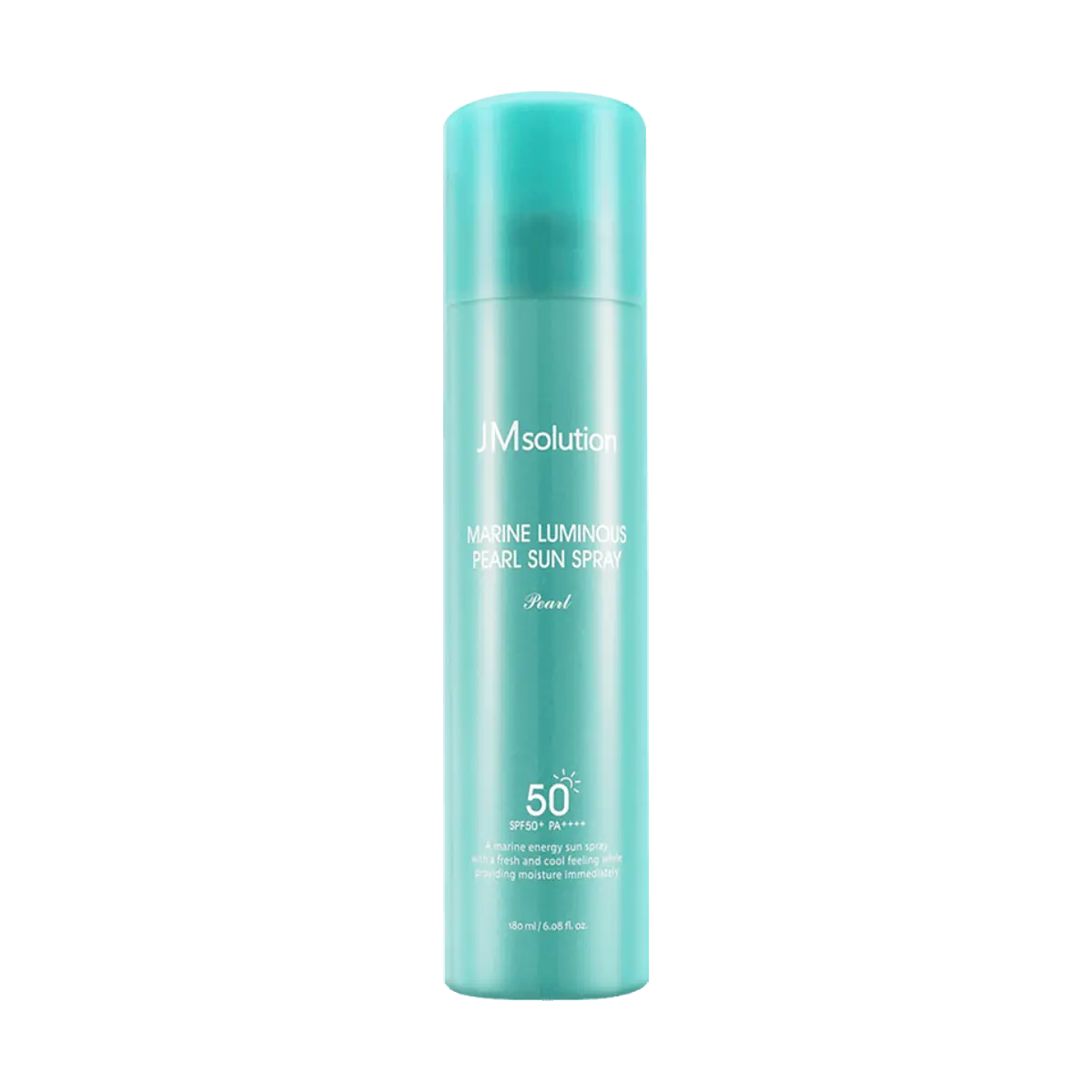 JMsolution Korean Pearl Facial Sunscreen Spray - Brightening, Lightweight Moisturizer with Hyaluronic Acid, Flawless Finish, SPF50+/PA++++, 180ml, Daily