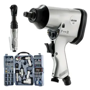 SummerWinsVEVOR 71 Pieces Pro Air Tool and Accessories Kit - 1/2 Air Impact Wrench, 3/8 Ratchet Wrench, 1/2 Die Grinder, 4500BPM Hammer, Blow Gun for Auto Repair, Home DIY Project - Storage Case Includeddealsforyoudays