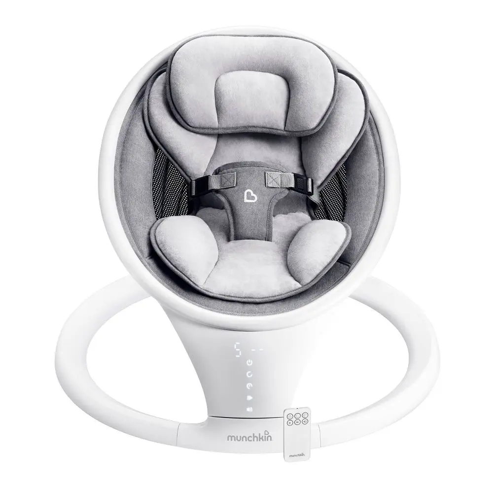 Munchkin Bluetooth Enabled Baby Swing, Portable Infant Swing, Swings For Infants