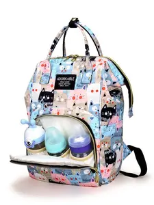 Large Capacity Nylon Casual Mom Bag, Lightweight Mommy Bag, Lightweight Shoulder Baby Carrier, Versatile Maternity Backpack, Ideal for Daily Use