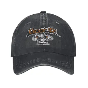 Swamp People 1 Denim Canvas Baseball Cap, Adjustable Strap, Breathable, Unisex Outdoor Sports Cap
