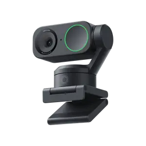 Insta360 Link 2 - PTZ 4K Webcam for PC/Mac, 1/2" Sensor, AI Tracking, HDR, AI Noise-Canceling Mic, Gesture Control for Streaming, Video Calls, Gaming, Works with Zoom, Teams, Twitch & More