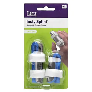 Flents Insty Splint, Two-Sided Finger Splint, M, L Combo, 2 Count