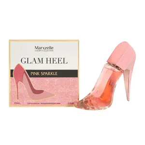 Marxzelle Designer Perfume Glam Heel Pink Sparkle Perfume for Women 90ml Eau de Parfum