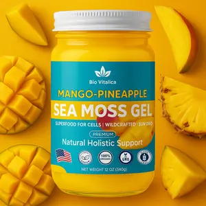 Sea Moss Gel - Irish sea Moss raw Mango Pineapple Flavor Fitness Supplement