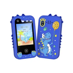 Unicorn Children's Educational Built-in Cell Toy Phone - High-Definition Dual Cams, Music & Photography Functions, 17 Educational Games, Flashlight, Alarm Clock, Science Popularization Knowledge
