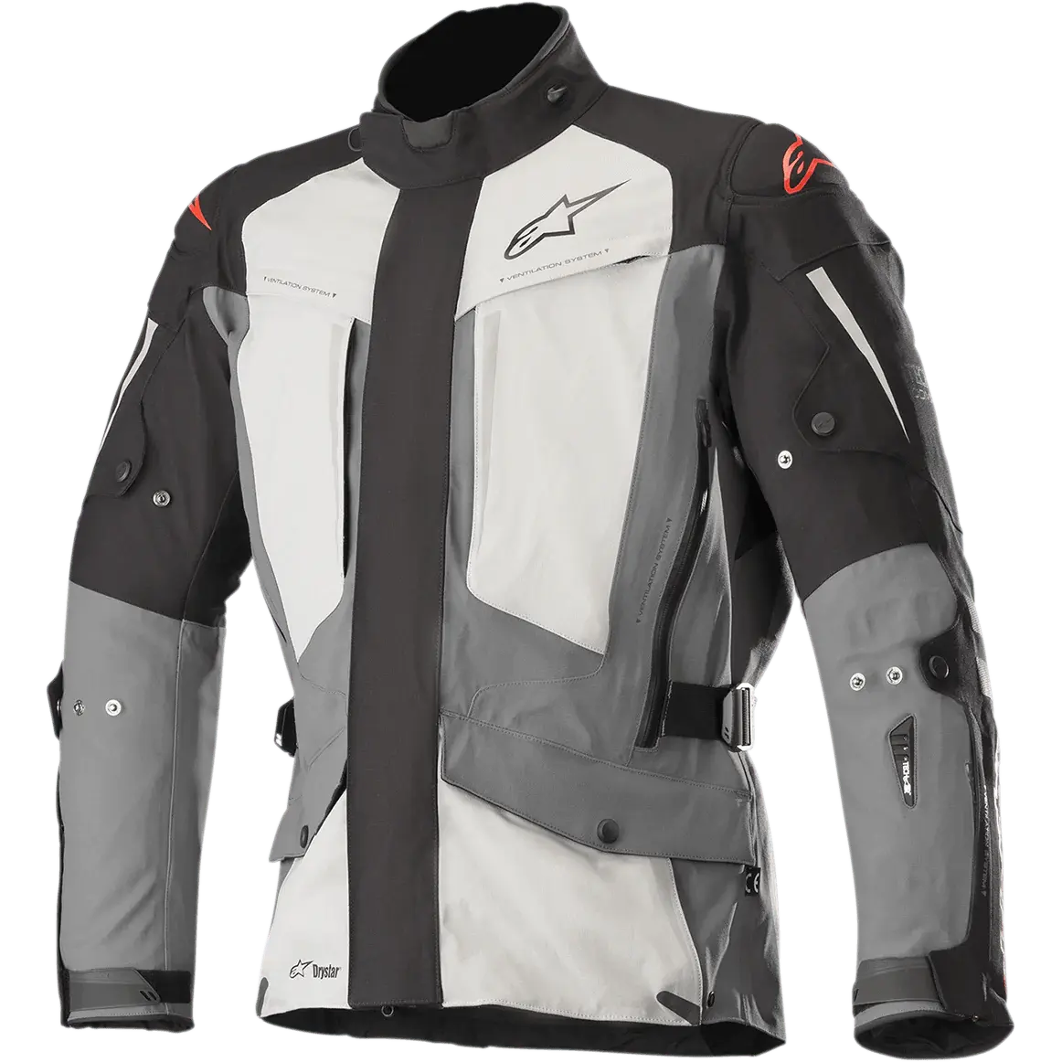 Alpinestars Yaguara Drystar Jacket Tech-Air Compatible - Black/Dark Gray/Mid Gray - CLOSEOUT