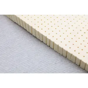 3” Inch Organic Latex Mattress Topper with Heather Grey Cover [GOLS & GOTS CERTIFIED]