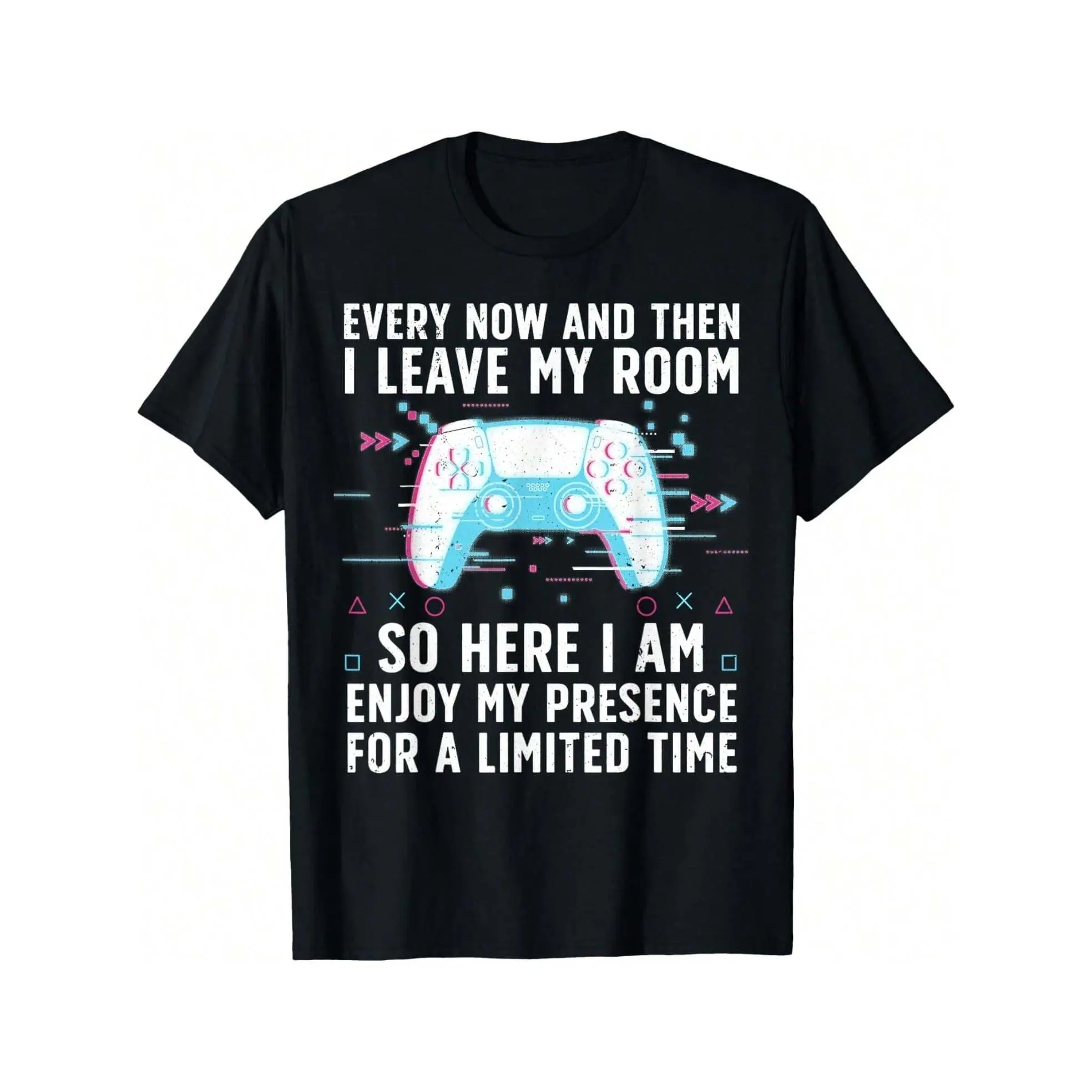 100% Cotton  Funny Gamer Art For Men Women Gaming Gamer Video Game Lover T-Shirt