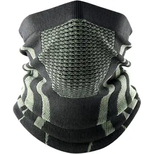 Men Women Winter Neck Warmer Gaiter Windproof Face Mask Balaclava Bandana for Ski Snowboard