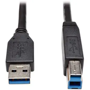 Tripp Lite USB 3.0 SuperSpeed Device Cable - Black, 15 ft - USB 3.0 Cables