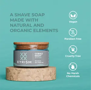 XYRISM Cobalt Night - Shave Soap