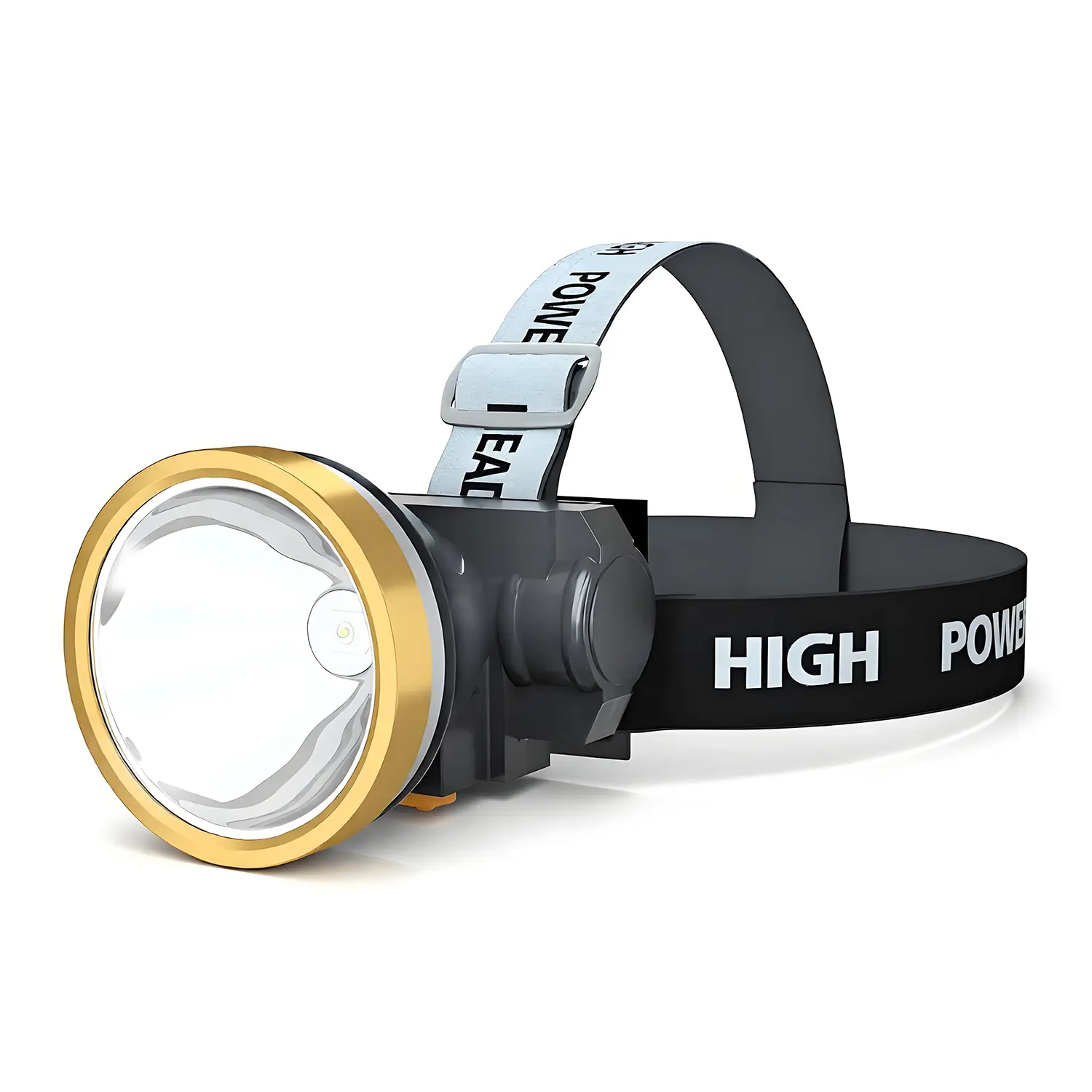 Rechargeable Headlamp, ODEAR Bright LED Head Lamp Flashlight Waterproof Headlight with Built in Battery for Outdoor Camping Fishing Hiking Running Right Ride