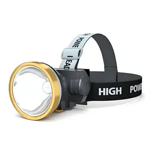 Rechargeable Headlamp, ODEAR Bright LED Head Lamp Flashlight Waterproof Headlight with Built in Battery for Outdoor Camping Fishing Hiking Running Right Ride