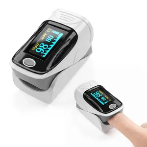 Grey Edition Finger Pulse Oximeter-Compact & Lightweight, One-Touch Operation, Auto On/Off, HD Display, Suitable for All Ages, Great for Home, Sports & Travel, Includes Lanyard