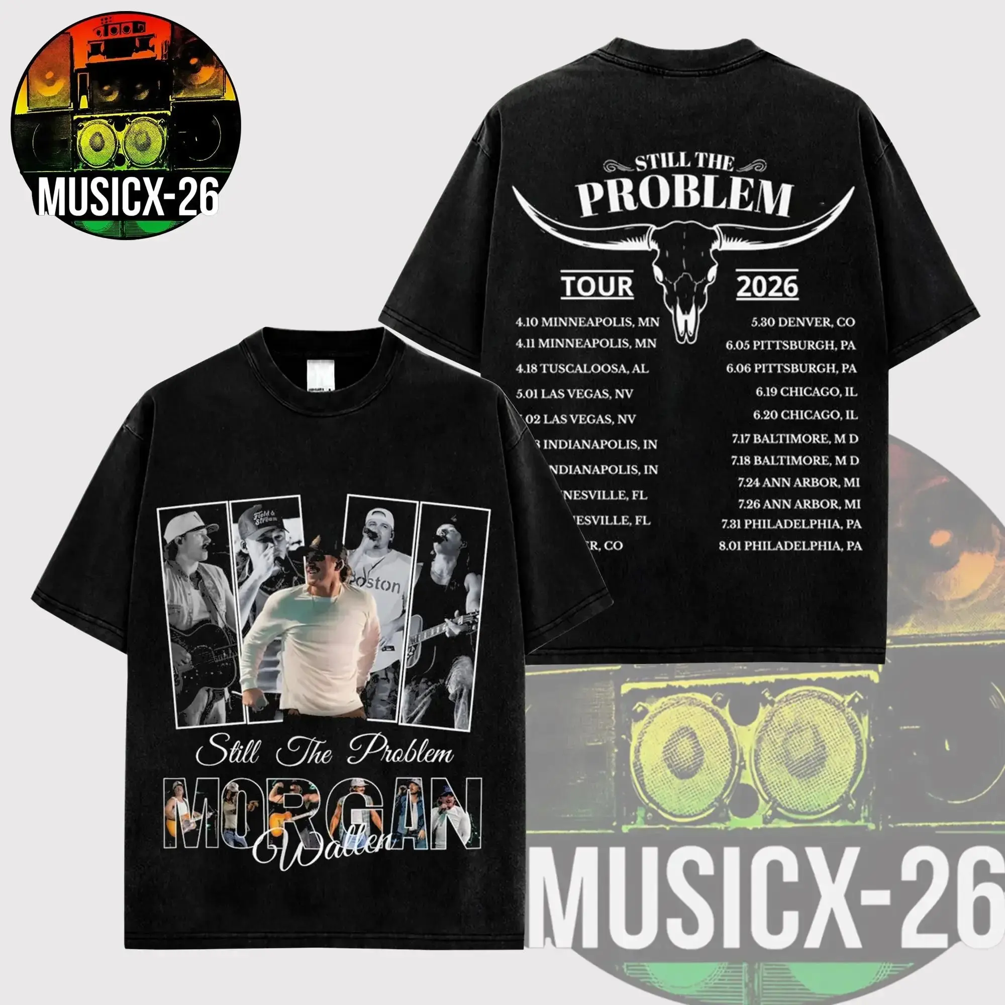 [FREE SHIP] Comfort Colors MW - Still The Problem Tour 2026 Graphic For Country Music Fans Premium Cotton Soft T-Shirt, I'm the Problem Album Tee, MW Country Music Fan Graphic Tee, Concert Music Fan Merch Shirt