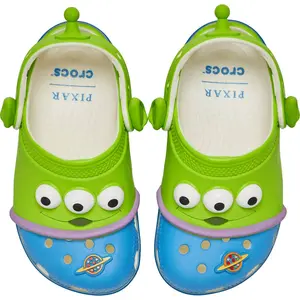 Crocs Kids' Disney and Pixar's Toy Story Classic Clogs, Buzz Lightyear, Sheriff Woody and Aliens Shoes