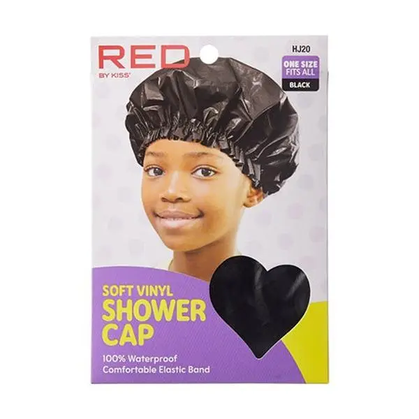RED by KISS Soft Vinyl Shower Cap