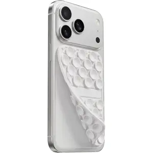 Classic  Suction Cup Phone Case Mount, Double-Sided Sticky Phone Grip for Hands-Free Selfies & Videos, Compatible with  & Android, (2.25" x 3.25"), White