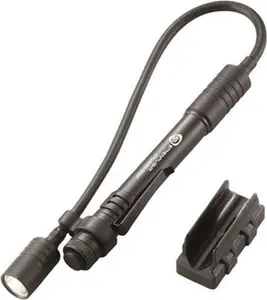 Streamlight Mini Compact Portable LED Flashlight - White LED Bulb, 38 Lumens, Black Aluminum Body, 2 AAA Alkaline Batteries Included, for Camping, Emergency Use (Model 66418), Mini Flashlight