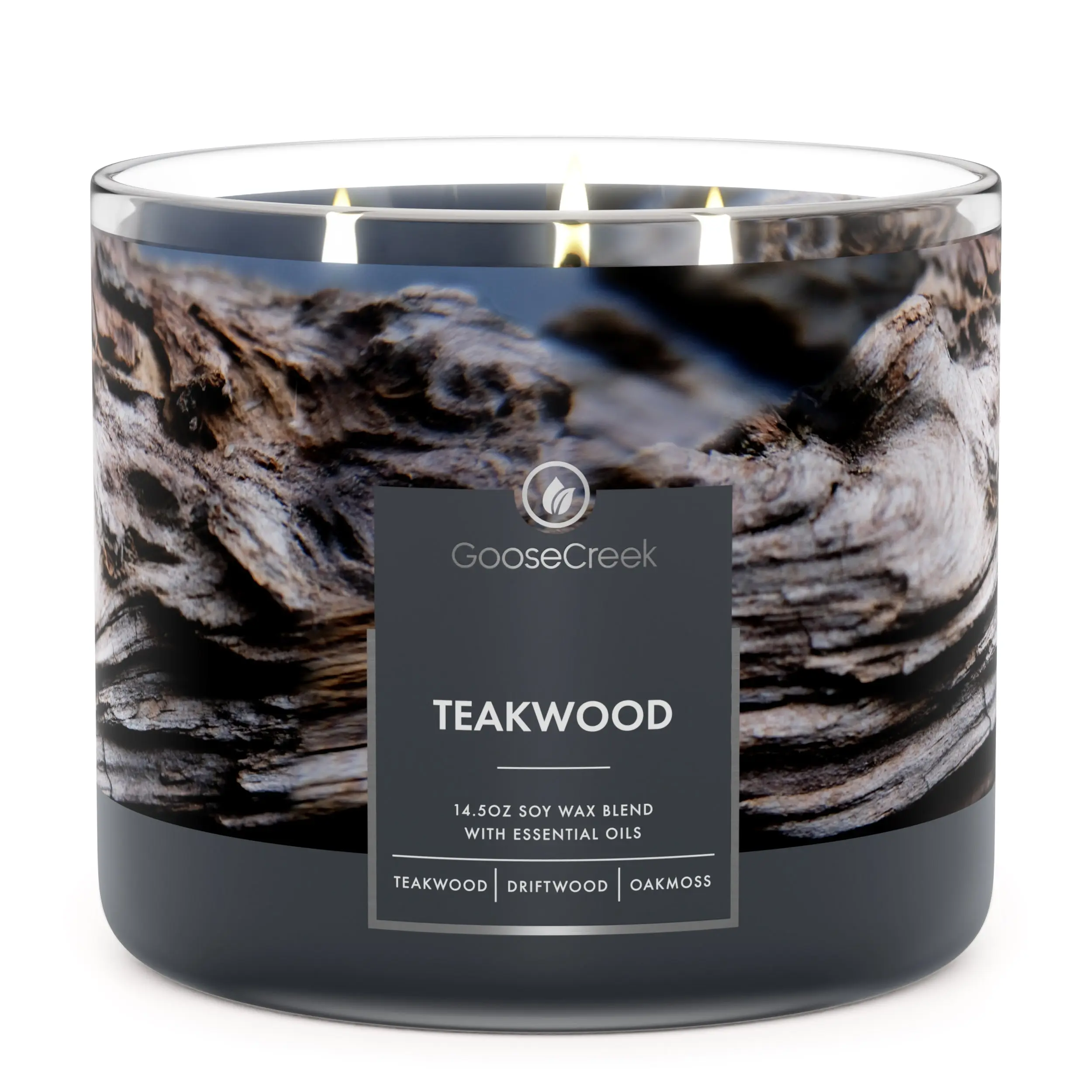 Teakwood 3-Wick Candle Teakwood 3-Wick Candle