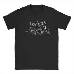 Death Grips Scratch Logo T Shirts Men's Cotton Vintage T-shirt