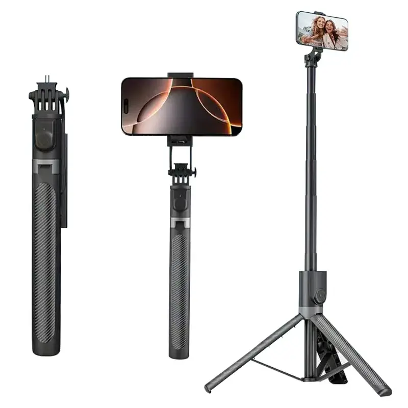 71-in Portable Selfie Stick Tripod with Bluetooth Wireless Remote, Upgraded Phone Tripod Stand, Phone Accessories for iPhone 17 16 15 14 13 All Android Phones, Travel Videography Gear,back to school,back to school haul