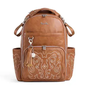 Babylist x Itzy Ritzy Saddle Boss Plus Large Western Diaper Bag Backpack with Adjustable Straps and Top Handle